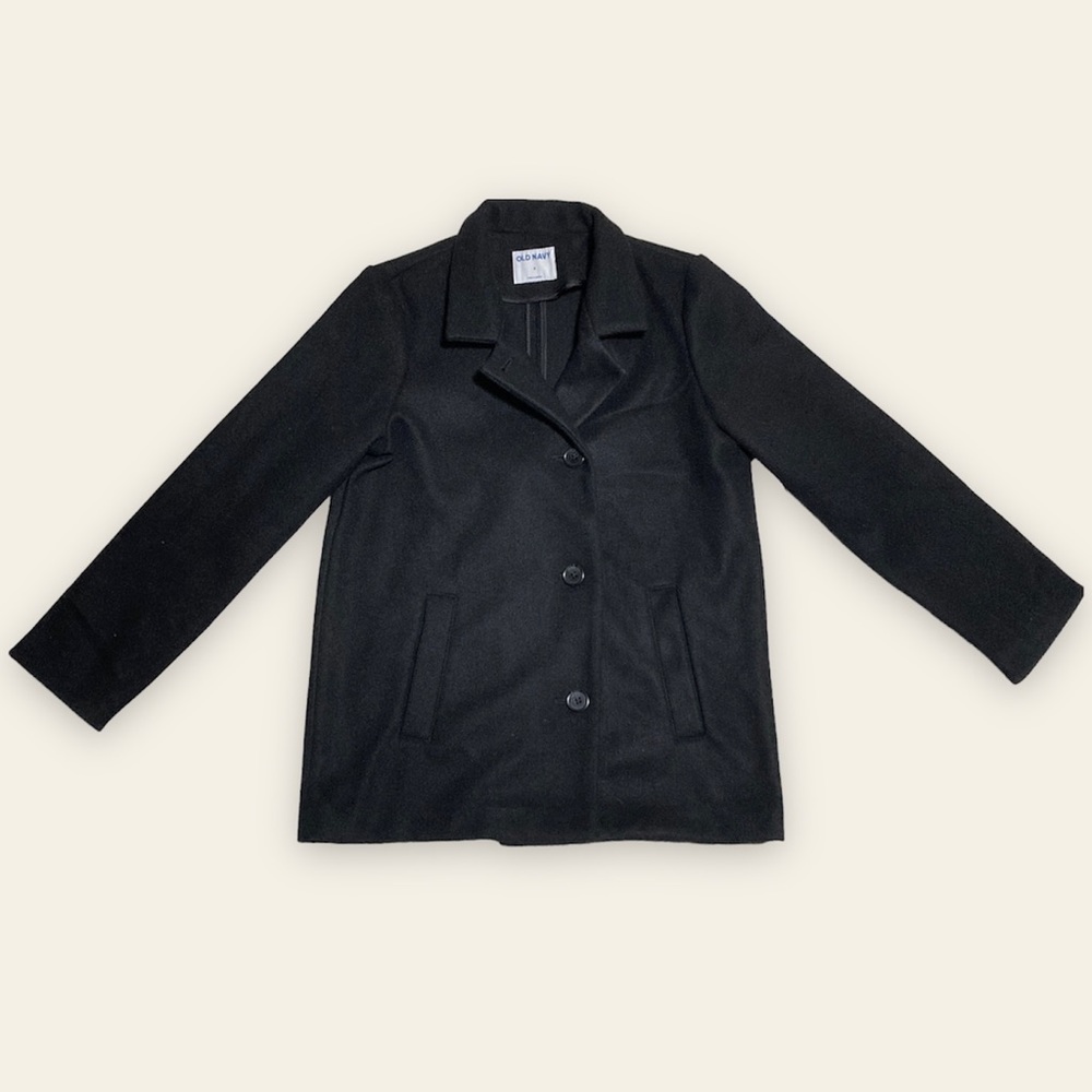 NWT Old Navy Soft-Brushed Button-Front Car Coat